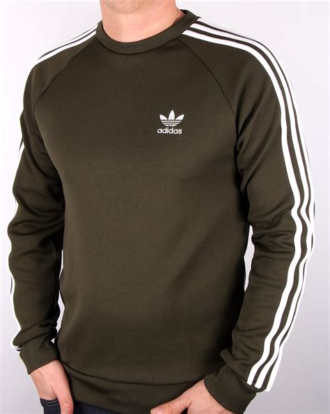 adidas sweat herren khaki|Adidas originals sweatshirt.